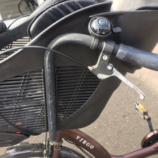 自転車 子供乗せ籠付き ママチャリ