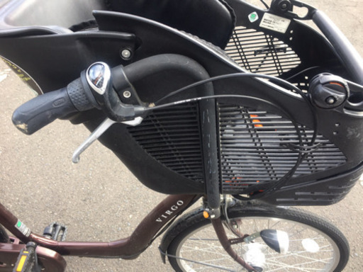 子供乗せカゴ付自転車 VIRGO 後輪20インチ ｻﾋﾞ有