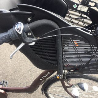 自転車　子供乗せ籠付き　ママチャリ