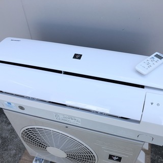 【管理KR127】SHARP 2016年 2.2kw 6畳用 ルームエアコン AC-226FT プラズマクラスター 分解クリーニング済
