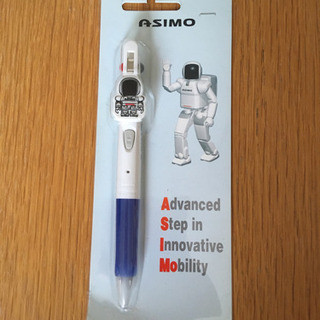 ☆レア【新品】ホンダ　アシモ　ASIMO クリップオン　2色ボールペン