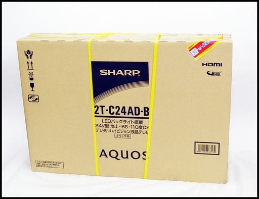 未開封 シャープ アクオス 24V型 液晶テレビ 2T-C24AD-B 24インチTV SHARP