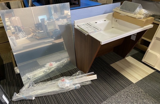 値下げ※【アウトレット】 LIXIL 車椅子対応洗面化粧台 ドゥケア