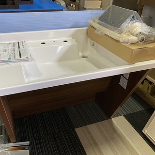 値下げ※【アウトレット】 LIXIL 車椅子対応洗面化粧台 ドゥケア