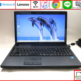 レノボ メモリ4GB HDD160GB ノートパソコン/webカメラ/wifi/テレワーク