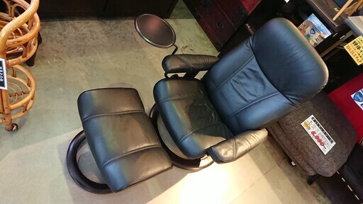 エコーネス　ストレスレスチェア/オットマン・サイドテーブル付★ Ekornes STRESSLESS CONSUL Clasic