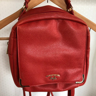 【値下げ】赤色3wayバッグ