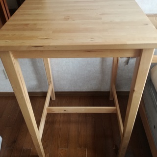 IKEA　木製コーヒーテーブル・椅子セット
