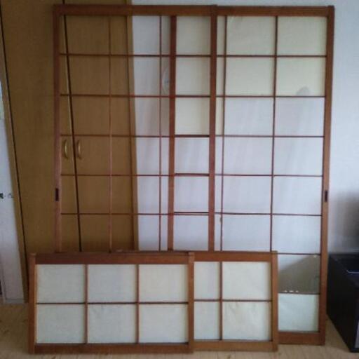引取決定障子 欄間サイズ障子4点セット Monta 神戸のその他の中古あげます 譲ります ジモティーで不用品の処分