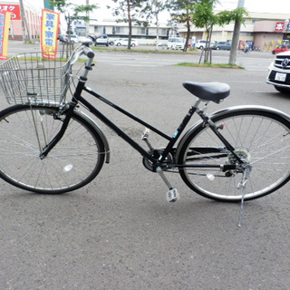 自転車 27インチ 黒 6段切替 シティサイクル ペイペイ対応 札幌市西区 ...