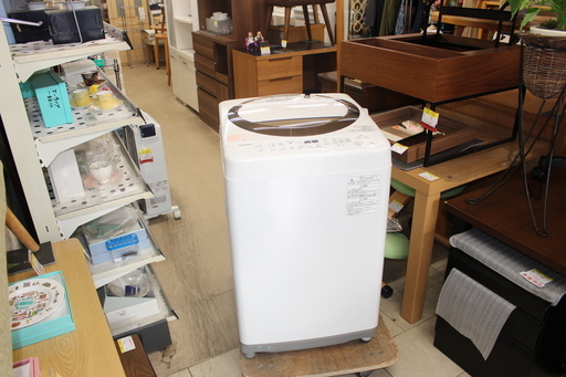 東芝 TOSHIBA 全自動洗濯機 6kg 19年製 AW-6D6 ★送料・設置無料★店頭取引歓迎