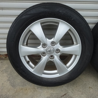 トヨタ エスティマハイブリッド(AHR20W)純正17インチアルミホイール＋