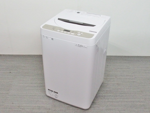 未使用品　シャープ　6.0ｋｇ　全自動洗濯機　ＥＳ-ＧＥ6Ｄ　2020年製