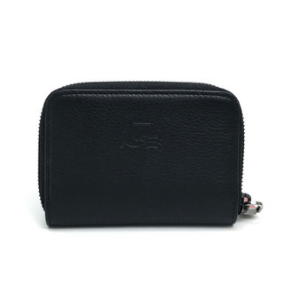 Christian Louboutin クリスチャンルブタン 小銭入れ　財布　ラウンドファスナー マルチスタッズ メンズ　レディース コインケース レザー ブラック ユニセックス