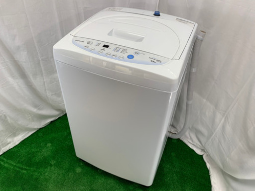 美品　DAEWOO/ダイウー　全自動洗濯機　4.6kg ホワイト　2017年製　DW-P46CB