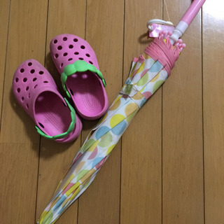 幼児用傘＆サンダル（15cm）