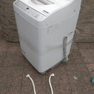 □配達可□シャープ 洗濯乾燥機 5.5㎏ ES-TX5B-N 2018年製