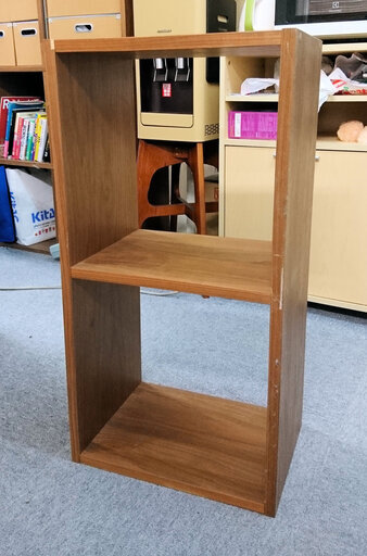 棚 2段 背面無しの素通しタイプサイズ 高さ800 幅415 奥行き280中古品 スマイル 大塚の収納家具 棚 シェルフ の中古あげます 譲ります ジモティーで不用品の処分