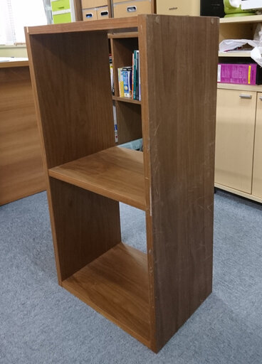 棚 2段 背面無しの素通しタイプサイズ 高さ800 幅415 奥行き280中古品 スマイル 大塚の収納家具 棚 シェルフ の中古あげます 譲ります ジモティーで不用品の処分