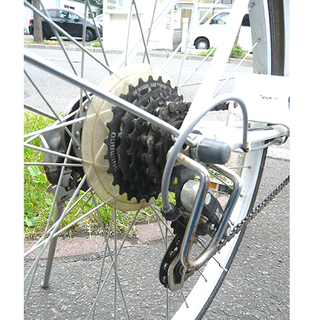 札幌 【27インチ シティサイクル 6段変速 オートライト付】自転車 鍵 ...
