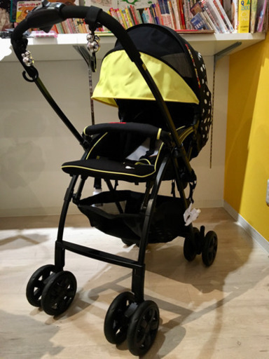 ■店頭引取限定■ミッキー♫ハイシートベビーカー　新生児対応