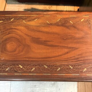 イタリア製 アンティーク 象嵌 猫脚チェスト ブラウン☆買取帝国 志木店