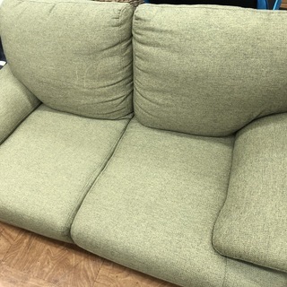 カリモク60 / karimoku60 Kチェア 2シーター モケットグリーン 二人掛けソファ 中古 軽い かっこいい 緑 おしゃれ – Restyle