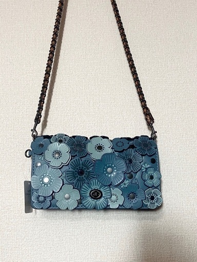 COACH】コーチ コーティング レザー ベルベット シグネチャー