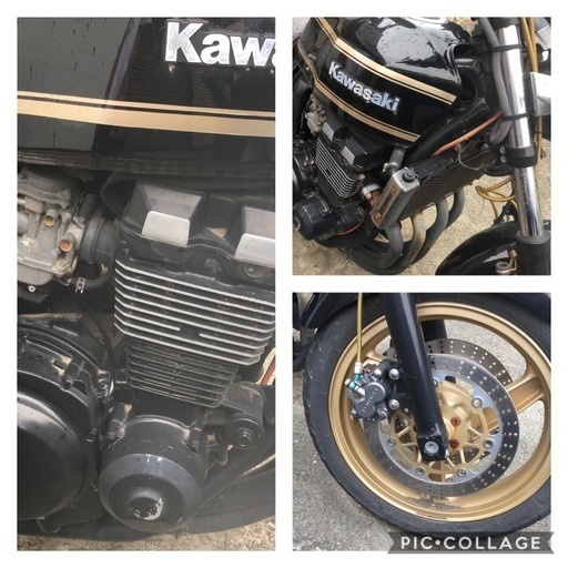 平成8年式 カワサキ ZRX400Ⅱ検ナシ部品取り車 書類有り エンジン焼きつき