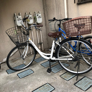 【中古】26インチ　６段ギア　自転車