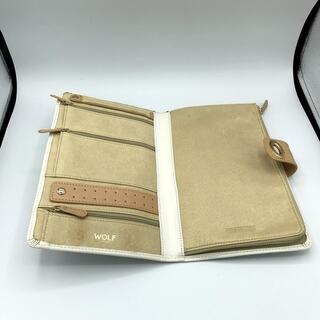 国内正規品】WOLF Chlo レザージュエリーケース(クリーム)