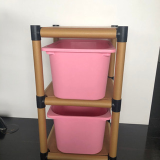 【無印】段ボールシェルフ＆【IKEA】ボックス