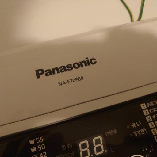 Panasonic全自動電気洗濯機 品番na F70pb9 16年製 グッドサポート愛知 岡崎の生活家電 洗濯機 の中古あげます 譲ります ジモティーで不用品の処分