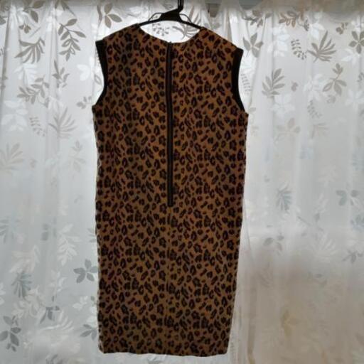 ヒョウ柄ワンピース おまけ Tony 田町のワンピースの中古 古着あげます 譲ります ジモティーで不用品の処分
