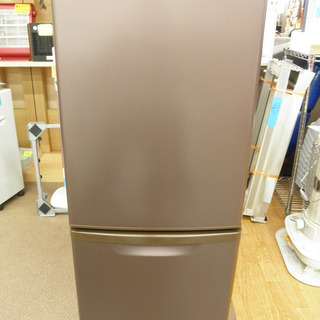 西岡店 冷蔵庫 138L 2018年製 2ドア パナソニック Panasonic 茶色 100L 