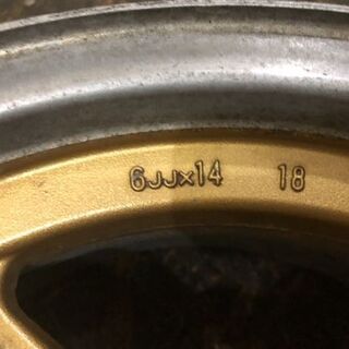 Weds Degnav ウェッズ 社外ホイール 14インチ 4本 6J4HPCD114.3+18 旧車ホイール 当時物 希少 即決有　(VHA185) クレジットカード QR決済可能