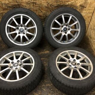 【KENDA 205/55R16】スタッドレス 4本【ST SPORT TECHNIC 社外 16インチ 6.5J5HPCD112+47】VWゴルフ audi A3等　(VTJ157) クレジットカード QR決済可能
