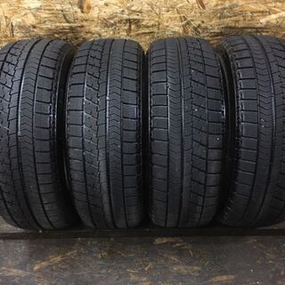 BS BLIZZAK VRX 215/60R16 16インチ スタッドレス 4本 2018年製 バリ溝 クラウンロイヤル ティアナ マークX等 (TA191) クレジットカード QR決済可能 ブリザック 在庫あり 4本セット 215/60R16 95Q スタッドレス VRX3