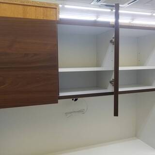 未使用 アウトレット家具 2面食器棚 糸島福岡唐津　0619-03