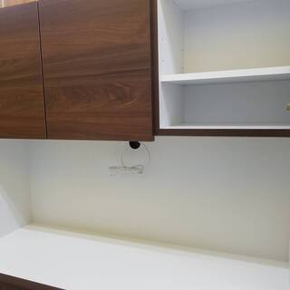 未使用 アウトレット家具 2面食器棚 糸島福岡唐津　0619-03