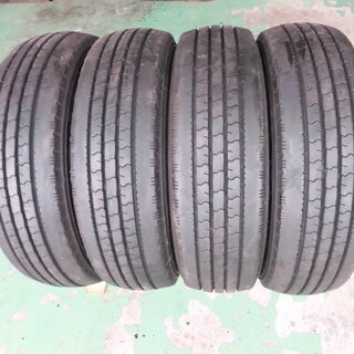 発送OKバリ山★195/75R15 109/107L LT★ダンロップ ４本　T-2