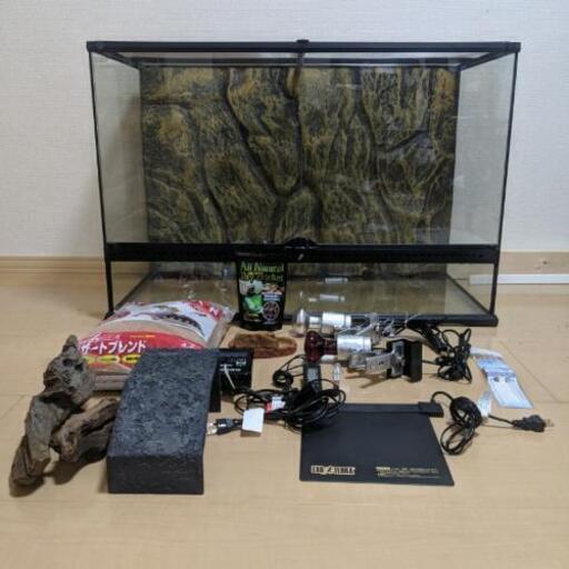 ゲージ 一式 フトアゴヒゲトカゲ 爬虫類飼育用品 GEX エキゾテラ ビバリア