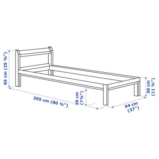 マットレス　IKEA イケア　ホーヴォーグ　90×200