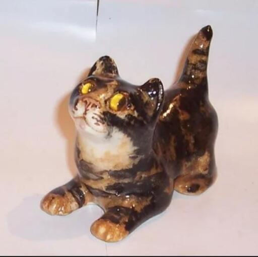 【全６種】イギリス ケンジントンキャット ウィンスタンレイ #1 三毛猫 陶器 猫