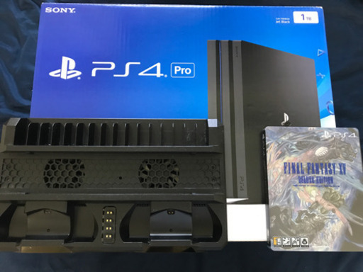 値下げ)ps4 pro 1TB +FF15+クーラー　プレイステーション プレステ4 CUH-7000B
