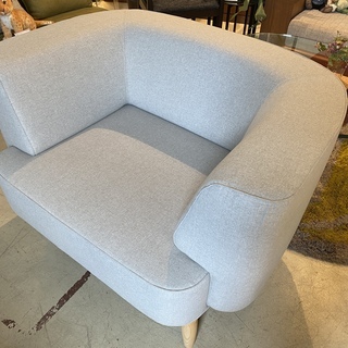 展示品 藤栄 ソファー 1P 1人掛け グレー 美品 中古品 | iltfoundation ...