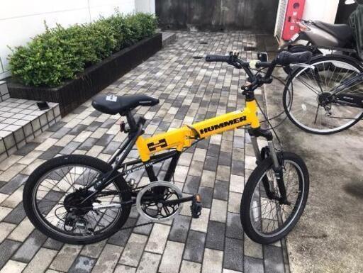 HUMMER自転車(FDB206Fsus/ye)を売ります。