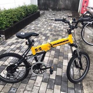 HUMMER自転車(FDB206Fsus/ye)を売ります。
