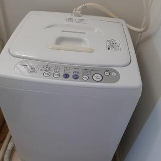 無料　東芝 AW-204全自動洗濯機 4.2kg ホワイト