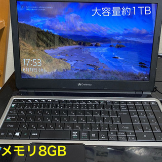 ノートパソコン 高性能 メモリ8gb 大容量930gb